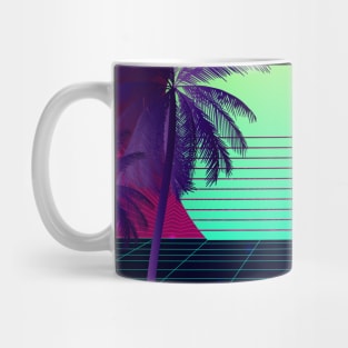 Cybersynth Sunset Vaporwave Mug